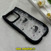 قاب گوشی iPhone 16 Pro آیفون گوش دار فانتزی شفاف طلقی HARD طرح گربه کیوت کد 69393