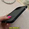 قاب گوشی iPhone 13 Pro Max آیفون پشت مات متال کیس دور سیلیکونی مشکی کد 69225