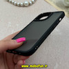 قاب گوشی iPhone 13 Pro آیفون پشت مات متال کیس دور سیلیکونی مشکی کد 69221