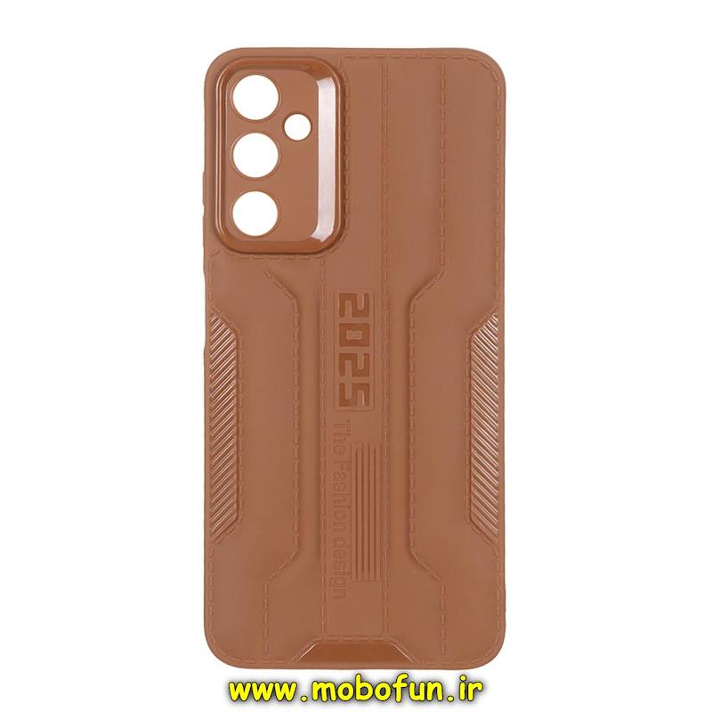قاب گوشی Galaxy A05S سامسونگ 2025 سیلیکونی ژله ای اسپرت محافظ لنز دار قهوه ای کد 72361
