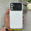 قاب گوشی Galaxy A34 سامسونگ سیلیکونی Camera Lens زیر بسته محافظ لنز دار سفید کد 69441