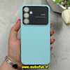 قاب گوشی Galaxy A54 سامسونگ سیلیکونی Camera Lens زیر بسته محافظ لنز دار آبی کد 69446