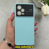 قاب گوشی Redmi Note 12 Pro 5G شیائومی سیلیکونی Camera Lens زیر بسته محافظ لنز دار آبی کد 69497