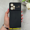 قاب گوشی Redmi Note 12 Pro 5G شیائومی سیلیکونی Camera Lens زیر بسته محافظ لنز دار مشکی کد 69499