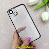 بامپر فلزی و قاب گوشی iPhone 13 آیفون اورجینال CREATIVE CASE شفاف پشت طلقی شیشه ای محافظ لنزدار مشکی کد 68886