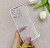 بامپر فلزی و قاب گوشی iPhone 13 Pro آیفون اورجینال CREATIVE CASE شفاف پشت طلقی شیشه ای محافظ لنزدار نقره ای کد 68890