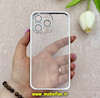 بامپر فلزی و قاب گوشی iPhone 13 Pro آیفون اورجینال CREATIVE CASE شفاف پشت طلقی شیشه ای محافظ لنزدار نقره ای کد 68890