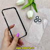 بامپر فلزی و قاب گوشی iPhone 13 Pro آیفون اورجینال CREATIVE CASE شفاف پشت طلقی شیشه ای محافظ لنزدار مشکی کد 68891