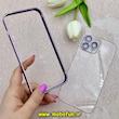 بامپر فلزی و قاب گوشی iPhone 13 Pro Max آیفون اورجینال CREATIVE CASE شفاف پشت طلقی شیشه ای محافظ لنزدار بنفش کد 68892