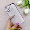 بامپر فلزی و قاب گوشی iPhone 14 Pro آیفون اورجینال CREATIVE CASE شفاف پشت طلقی شیشه ای محافظ لنزدار بنفش کد 68894