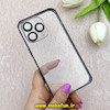 بامپر فلزی و قاب گوشی iPhone 14 Pro آیفون اورجینال CREATIVE CASE شفاف پشت طلقی شیشه ای محافظ لنزدار مشکی کد 68897