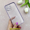 بامپر فلزی و قاب گوشی iPhone 14 Pro Max آیفون اورجینال CREATIVE CASE شفاف پشت طلقی شیشه ای محافظ لنزدار بنفش کد 68898