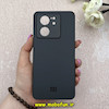 قاب گوشی Xiaomi 13T / Xiaomi 13T Pro شیائومی مدل PVD ضد خش پشت گلس شیشه ای محافظ لنز دار مشکی کد 67997