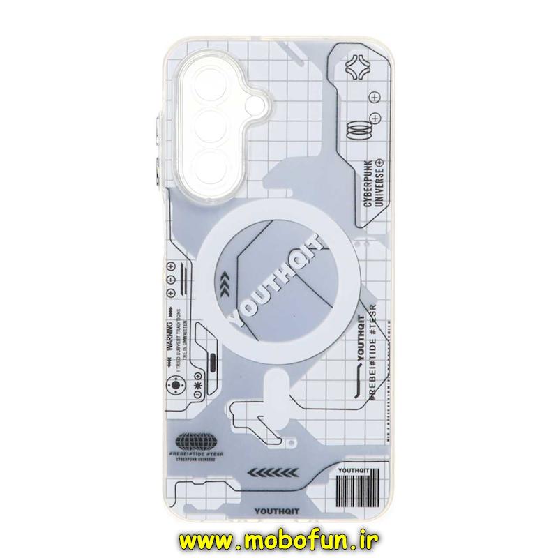 قاب گوشی Galaxy A26 سامسونگ So CooL اورجینال طرح مگ سیف محافظ لنزدار مدار تکنولوژی اسپرت نقره ای کد 72492