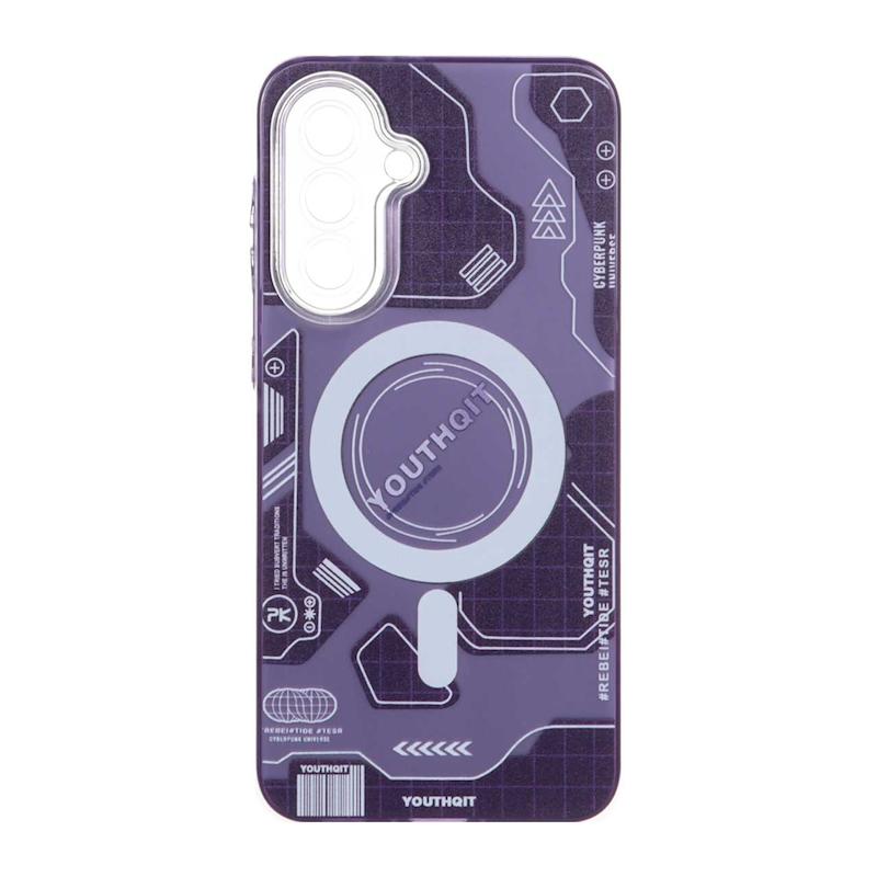 قاب گوشی Galaxy A36 سامسونگ So CooL اورجینال طرح مگ سیف محافظ لنزدار مدار تکنولوژی اسپرت بنفش کد 72561