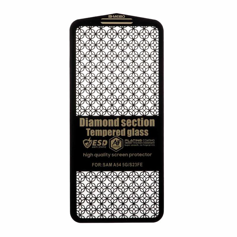 گلس گوشی Galaxy A54 / Galaxy S23 FE سامسونگ شیشه ای MEIBO میبو سری آنتی استاتیک ESD اورجینال کد 72587
