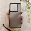قاب گوشی Xiaomi 13T / Xiaomi 13T Pro شیائومی پشت مات متال کیس دور سیلیکونی مشکی کد 72997