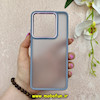 قاب گوشی Xiaomi 13T / Xiaomi 13T Pro شیائومی پشت مات متال کیس دور سیلیکونی آبی فیلی کد 72999