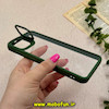 قاب گوشی Galaxy A04E سامسونگ اورجینال متال کیس Metal اورجینال CASE PRO طرح پشت طلق شفاف دور سیلیکونی استندشو سبز کد 73010