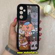 قاب گوشی Galaxy A05S سامسونگ طرح سیلیکونی Solid عروسکی کارتونی فانتزی چاپی محافظ لنزدار درجه یک طرح سگ پشمالو مشکی کد 73016
