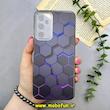 قاب گوشی Galaxy A05S سامسونگ اورجینال SO COOL سوکول طرح دار فانتزی محافظ لنزدار دکمه کرومی طرح شش ضلعی کد 80010
