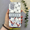 قاب گوشی Galaxy A13 4G سامسونگ اورجینال SO COOL سوکول طرح دار فانتزی محافظ لنزدار دکمه کرومی طرح GUCCI کد 80061