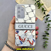 قاب گوشی Galaxy A16 سامسونگ اورجینال SO COOL سوکول طرح دار فانتزی محافظ لنزدار دکمه کرومی طرح GUCCI کد 80085