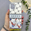 قاب گوشی Galaxy A31 سامسونگ اورجینال SO COOL سوکول طرح دار فانتزی محافظ لنزدار دکمه کرومی طرح GUCCI کد 80145