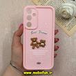 قاب گوشی Galaxy A35 سامسونگ طرح سیلیکونی Solid عروسکی خرسی محافظ لنزدار صورتی کد 73093