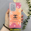 قاب گوشی Galaxy A53 سامسونگ اورجینال SO COOL سوکول طرح دار فانتزی محافظ لنزدار دکمه کرومی طرح CHANEL کد 80201