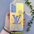 قاب گوشی Galaxy A55 سامسونگ اورجینال SO COOL سوکول طرح دار فانتزی محافظ لنزدار دکمه کرومی طرح LV کد 80223