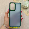 قاب گوشی Galaxy A53 سامسونگ پشت مات متال کیس دور سیلیکونی سبز تیره کد 73108