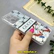 قاب گوشی Redmi Note 12 4G شیائومی اورجینال SO COOL سوکول طرح دار فانتزی محافظ لنزدار دکمه کرومی طرح GUCCI کد 80348