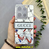 قاب گوشی Redmi Note 13 Pro 4G / Poco M6 Pro 4G شیائومی اورجینال SO COOL سوکول طرح دار فانتزی محافظ لنزدار دکمه کرومی طرح GUCCI کد 80377
