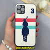 قاب گوشی iPhone 12 Pro آیفون هارد لاکچری فانتزی طرح POLO گلدوزی کد 73155