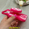 قاب گوشی iPhone 13 / iPhone 14 / iPhone 15 آیفون سیلیکونی پاک کنی پاپ سوکت دار طرح باربی Barbie کد 73189