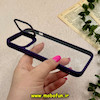 قاب گوشی iPhone 13 Pro Max آیفون اورجینال متال کیس Metal اورجینال CASE PRO طرح پشت طلق شفاف دور سیلیکونی استندشو بنفش کد 73209
