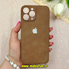 قاب گوشی iPhone 13 Pro Max آیفون اورجینال NEW CASE طرح جیر درجه یک HARD محافظ لنزدار عسلی کد 73225