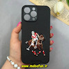 قاب گوشی iPhone 14 Pro Max آیفون هارد لاکچری فانتزی طرح POLO گلدوزی کد 73249