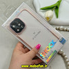 قاب گوشی iPhone 12 Pro Max آیفون طرح پشت طلق شفاف دور سیلیکونی اورجینال فلزی متال کیس Metal Case برند FOCUS PIXEL صورتی کد 69798