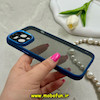 قاب گوشی iPhone 12 Pro Max آیفون طرح پشت طلق شفاف دور سیلیکونی اورجینال فلزی متال کیس Metal Case برند FOCUS PIXEL سرمه ای کد 69799