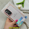قاب گوشی Galaxy S23 FE سامسونگ طرح پشت طلق شفاف دور سیلیکونی اورجینال فلزی متال کیس Metal Case برند FOCUS PIXEL صورتی کد 69833