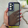 قاب گوشی Galaxy S23 FE سامسونگ طرح پشت طلق شفاف دور سیلیکونی اورجینال فلزی متال کیس Metal Case برند FOCUS PIXEL بنفش کد 69834