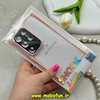 قاب گوشی Galaxy S24 Ultra سامسونگ طرح پشت طلق شفاف دور سیلیکونی اورجینال فلزی متال کیس Metal Case برند FOCUS PIXEL صورتی کد 69836