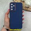 قاب گوشی Galaxy A15 سامسونگ متال کیس سیلیکونی ژله ای LUXUARY محافظ لنز دار سرمه ای کد 69749