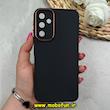 قاب گوشی Galaxy A15 سامسونگ متال کیس سیلیکونی ژله ای LUXUARY محافظ لنز دار مشکی کد 69750