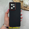 قاب گوشی Poco X5 Pro شیائومی متال کیس سیلیکونی ژله ای LUXUARY محافظ لنز دار مشکی کد 69755