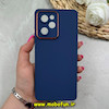 قاب گوشی Poco X5 Pro شیائومی متال کیس سیلیکونی ژله ای LUXUARY محافظ لنز دار سرمه ای کد 69756