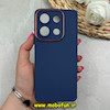 قاب گوشی Redmi Note 13 4G شیائومی متال کیس سیلیکونی ژله ای LUXUARY محافظ لنز دار سرمه ای کد 69770