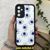 قاب گوشی Galaxy A14 سامسونگ سیلیکونی Solid برجسته محافظ لنزدار طرح چشم کد 80401